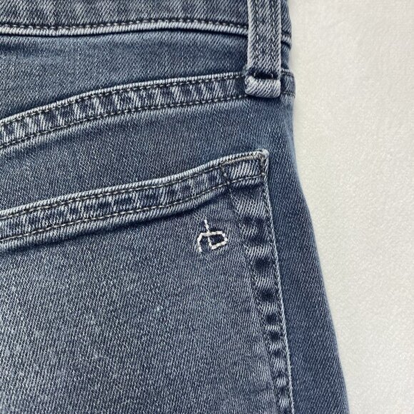 Rag & Bone New York Fit 2 Slim Leg Button Fly Denim Jeans Men Sz 30 Washed Black - Picture 14 of 16
